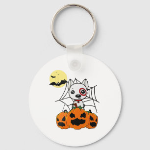 Halloween Bullseye Tar_get Team Member Sticker Key Ring