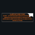 HALLOWEEN BUMPER STICKER<br><div class="desc">HALLOWEEN</div>