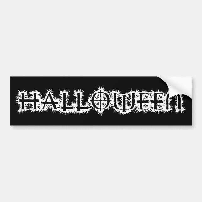 Halloween Bumper Sticker (Front)