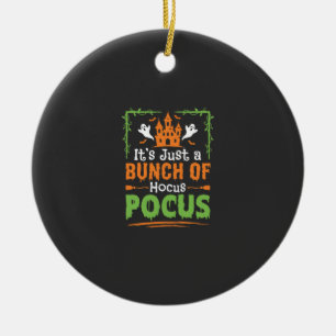 Halloween Bunch of Hocus Pocus Ceramic Ornament