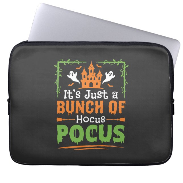 Halloween Bunch of Hocus Pocus Laptop Sleeve (Front)