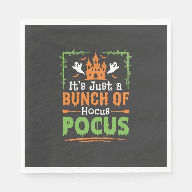 Halloween Bunch of Hocus Pocus Napkin (Front)