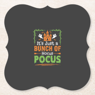 Halloween Bunch of Hocus Pocus Paper Coaster