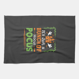 Halloween Bunch of Hocus Pocus Tea Towel