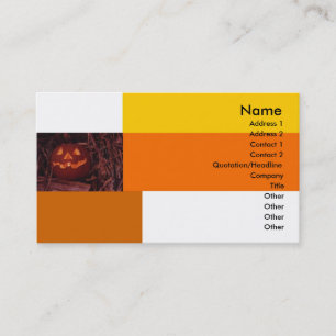 Halloween Business Card