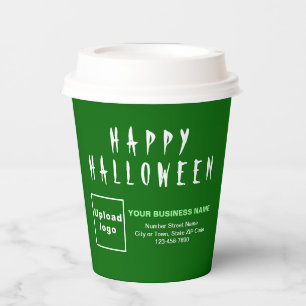 Halloween Business Green Paper Cup
