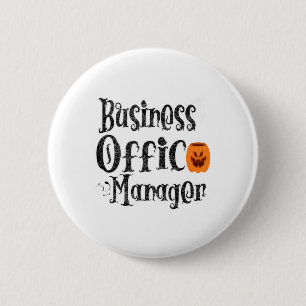 Halloween Business Office Manager Funny Front Pump 6 Cm Round Badge