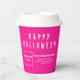 Halloween Business Pink Paper Cup