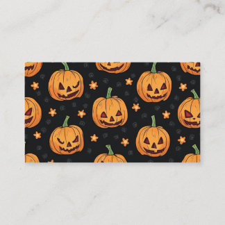 halloween bussiness card