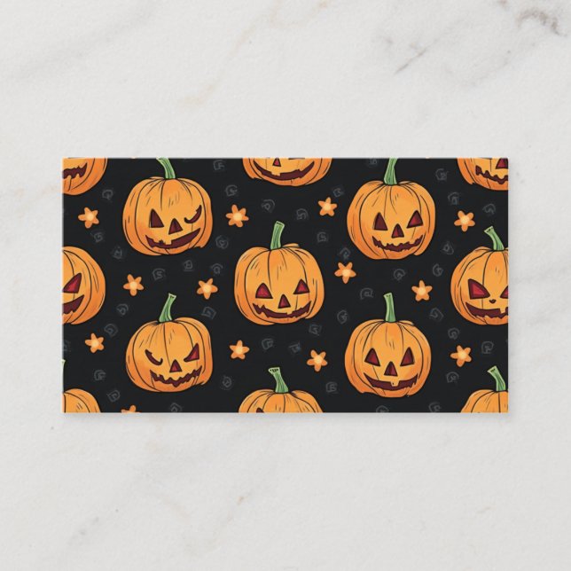 halloween bussiness card (Front)