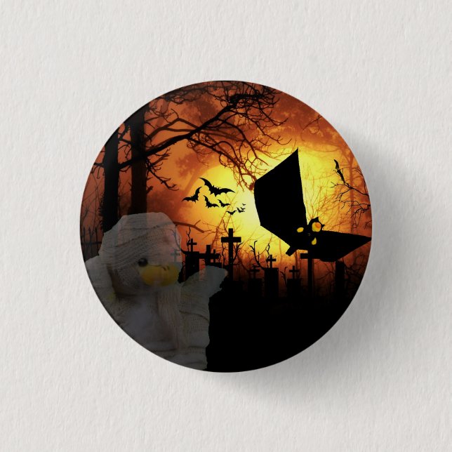 Halloween  button (Front)