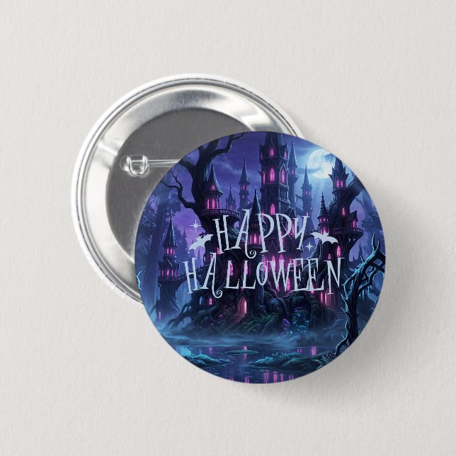 Halloween Button Pin (Front & Back)