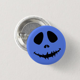 Halloween Buttons, Creepy Grimace Freaky Halloween 3 Cm Round Badge