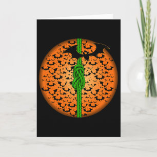 Halloween Byts Pattern With Climbers Rope Knot Fre Card