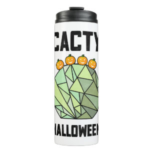 Halloween Cactus  Thermal Tumbler