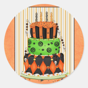 Halloween Cake - Halloween Stickers