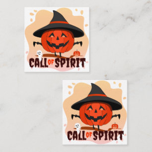 Halloween Call of Spirit Appointment Card