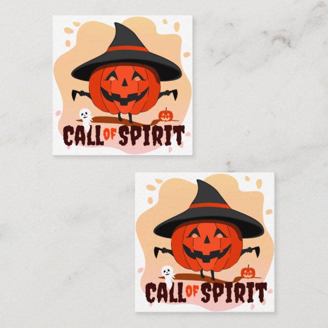 Halloween Call of Spirit Appointment Card (Front/Back)