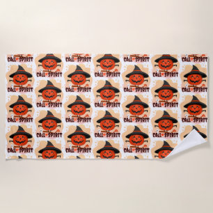 Halloween Call of Spirit Beach Towel