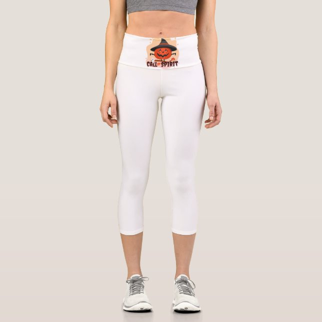 Halloween Call of Spirit Capri Leggings (Front)