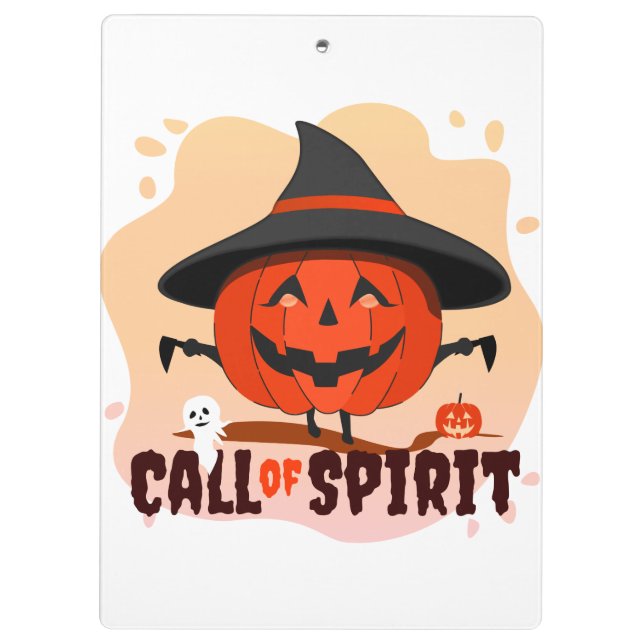 Halloween Call of Spirit Clipboard (Back)