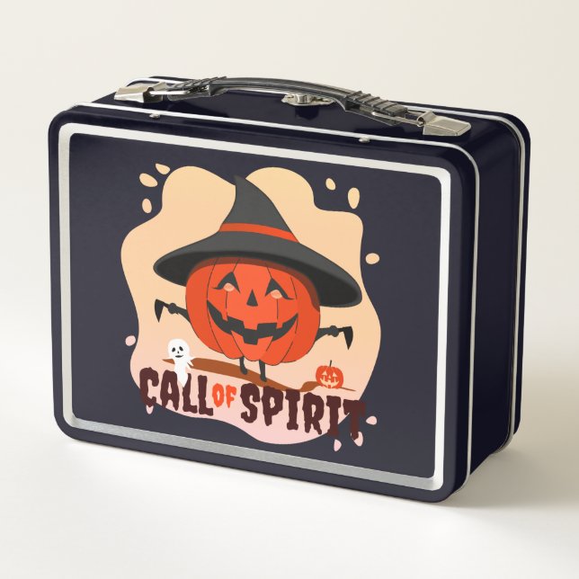 Halloween Call of Spirit Metal Lunch Box (Back)