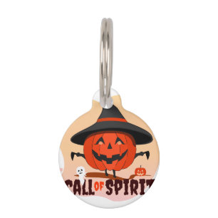 Halloween Call of Spirit Pet Tag