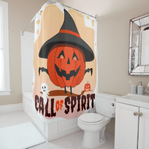 Halloween Call of Spirit Shower Curtain