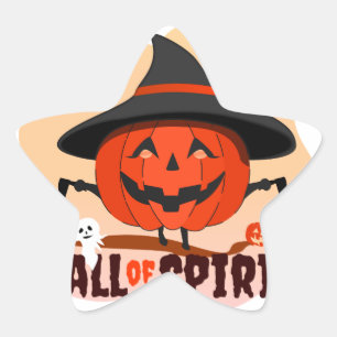 Halloween Call of Spirit Star Sticker