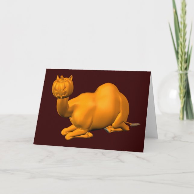 Halloween Camel Card (Front)
