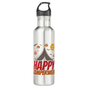 Halloween Camper Camping Outdoor 710 Ml Water Bottle