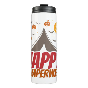Halloween Camper Camping Outdoor Thermal Tumbler