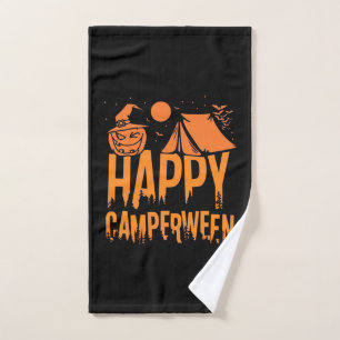 Halloween Camper Nature Hand Towel