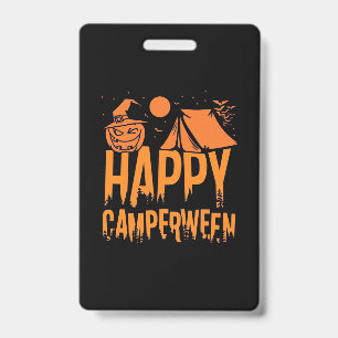 Halloween Camper Nature ID Badge