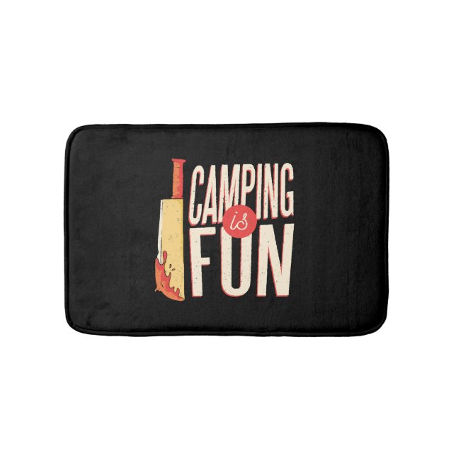 Halloween Camping  Bath Mat (Front)
