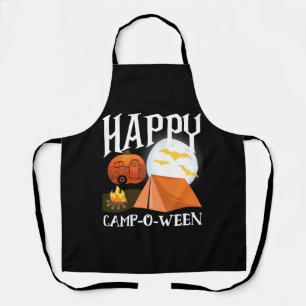 Halloween Camping Happy Camp O Ween Costume Apron