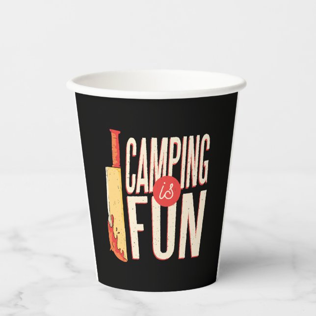 Halloween Camping  Paper Cups (Front)