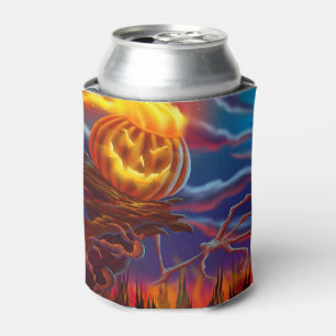 Halloween Can Cooler/Jack-O-Lanterns Cooler