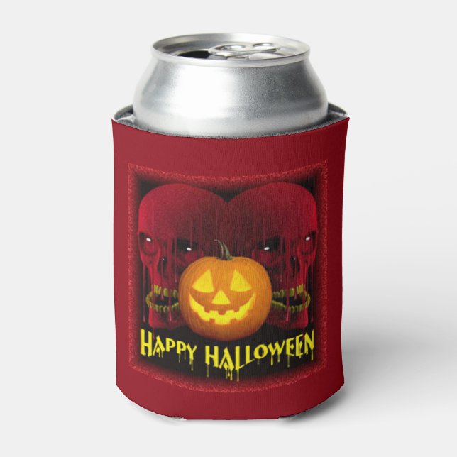 Halloween Can Cooler/Skulls Can Cooler (Can Front)