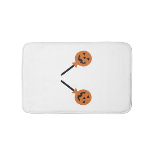 Halloween Candies Bath Mat