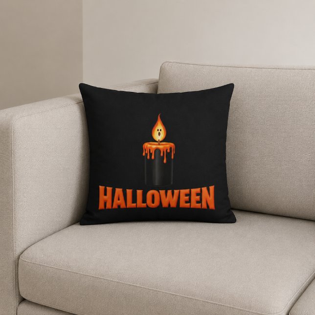 Halloween Candle Flame Cushion (Creator Uploaded)