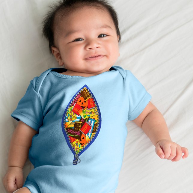 Halloween candy bag baby bodysuit (Creator Uploaded)