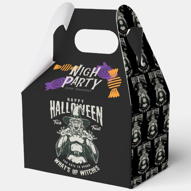 Halloween Candy Box with Witch Design  (Front)