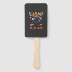 Halloween Candy Calls After Dark Hand Fan