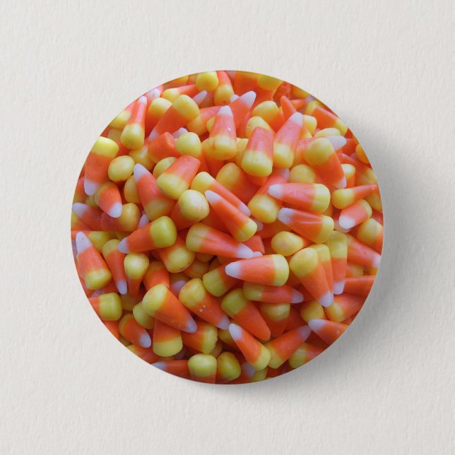 Halloween Candy Corn 6 Cm Round Badge (Front)