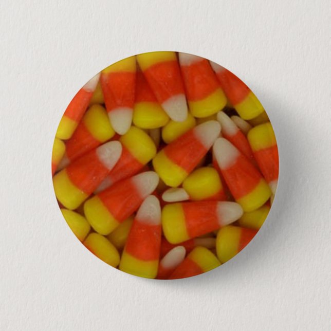 Halloween Candy Corn 6 Cm Round Badge (Front)