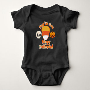 Halloween Candy Corn  Baby Bodysuit
