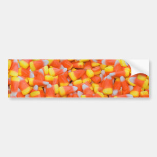 halloween candy corn bumper sticker