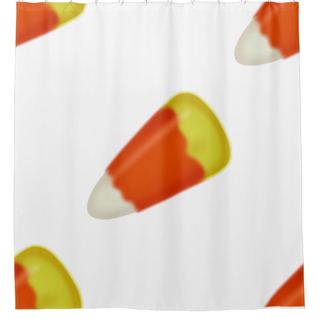 halloween candy corn candies shower curtain (Front)