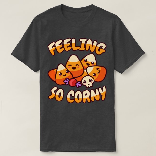 Halloween Candy Corn Costume T-Shirt (Design Front)